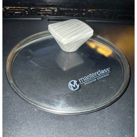 Masterclass Cooking Glass & Stainless Steel Pot Pan Lid Only 8in OD x 7- 1/2in - Picture 5 of 6